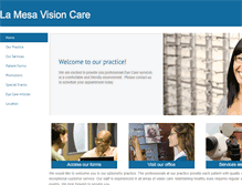 Tablet Screenshot of lamesavisioncare.net
